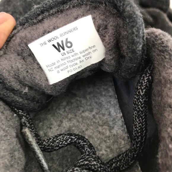 Allbirds Wool Runners Natural Black Black Sole - Picture 7 of 8